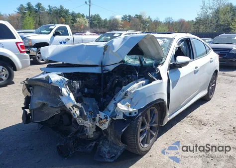 2019 Honda Civic Ex из США, поврежденный, VIN 19XFC1F3XKE006830